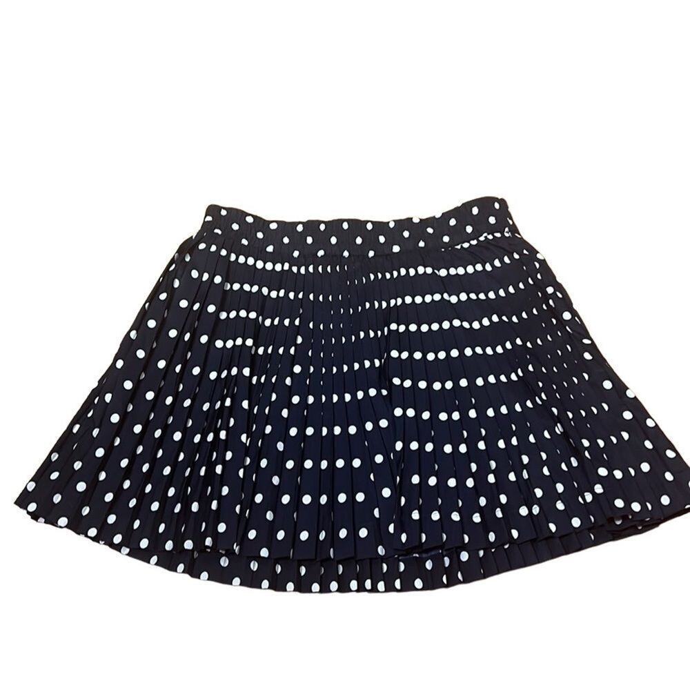 TOMMY HILFIGER POLKA DOT PLEATED CIRCLE SKIRT SIZE M
